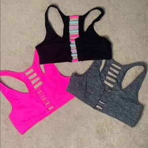 3 Victoria’s Secret PINK Sports Bra Bundle